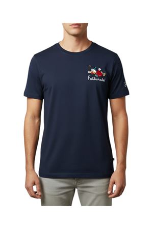 T-Shirt Portofino Man In Cotone Con Stampa Frontale MC2 SAINT BARTH | T-shirt | POT000104205L